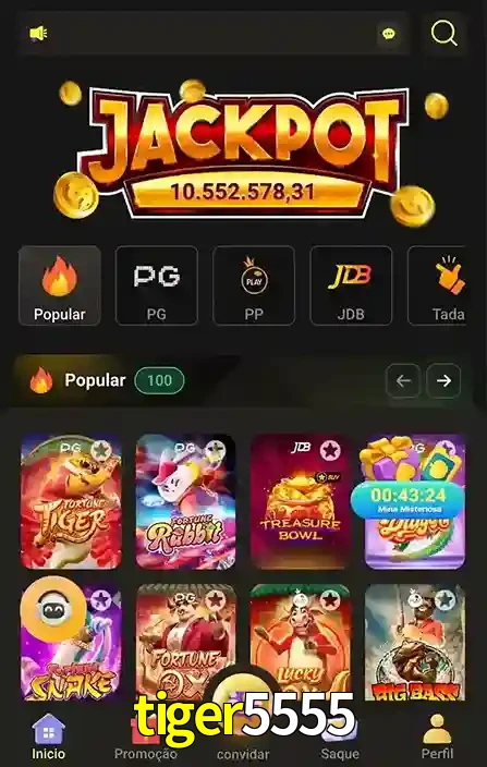 Promoções Especiais no tiger5555 App
